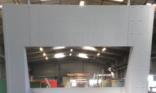 Fabrication de six batardeaux mécano-soudés en acier Saumur 
